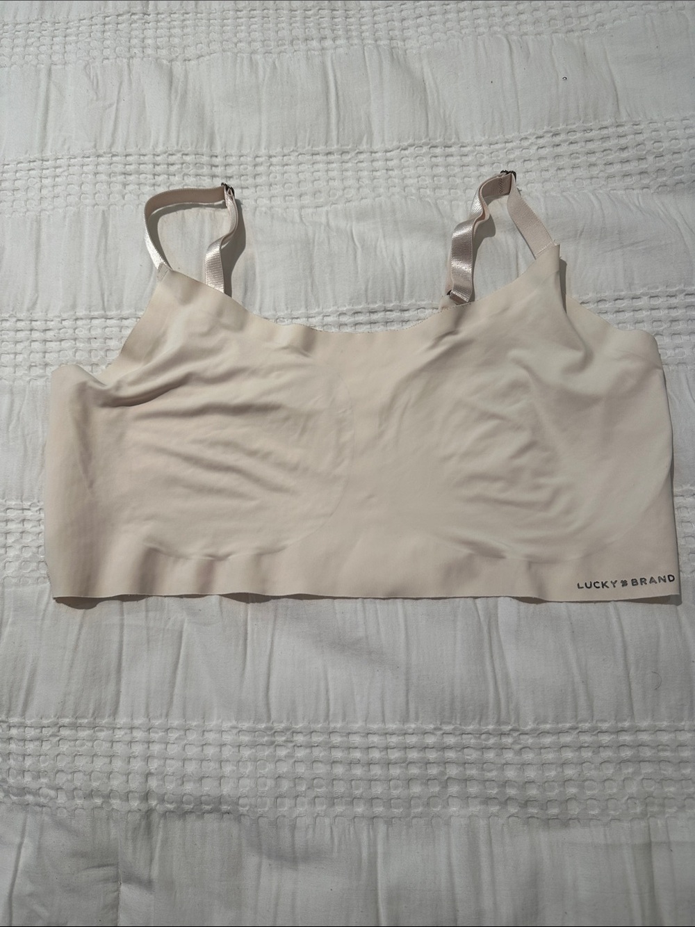 Lucky Brand Light Nude Seamless Bralette